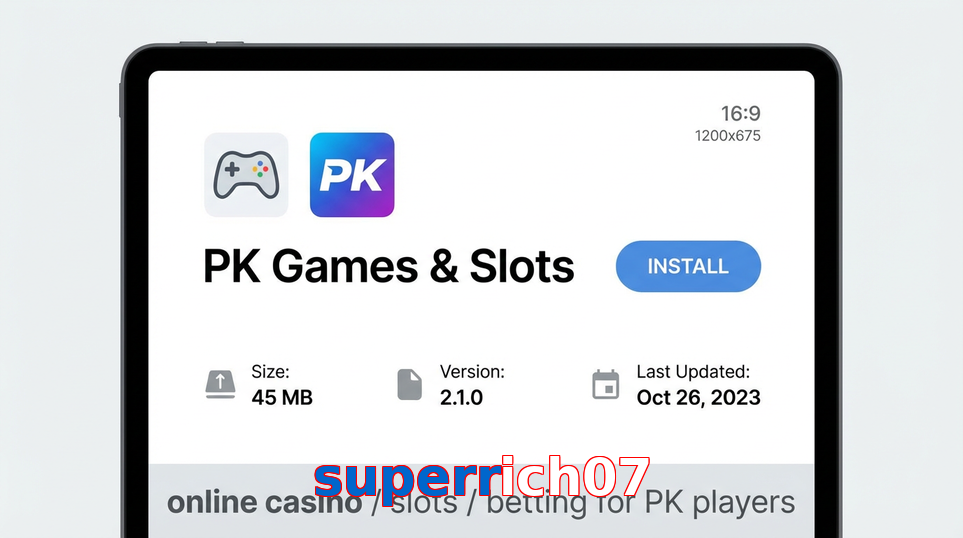 Game list for Superrich07 gameapk section