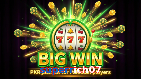 Big win animation on Superrich07 slot game