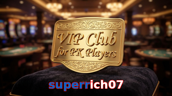 Main screen of Superrich07 vip page for PK players